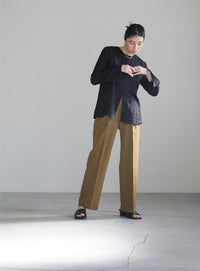 2WAYワッシャースリットトップス