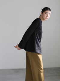 2WAYワッシャースリットトップス