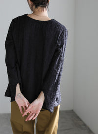 2WAYワッシャースリットトップス