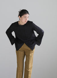 2WAYワッシャースリットトップス