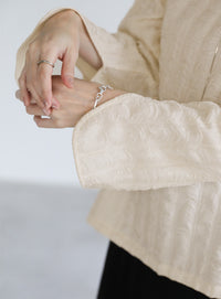 2WAYワッシャースリットトップス