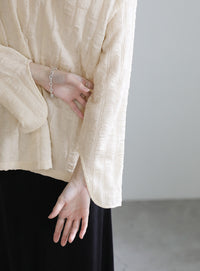 2WAYワッシャースリットトップス