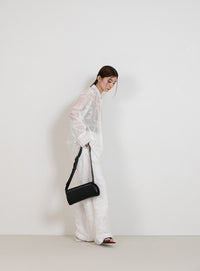 ベルトショルダー横長バッグ