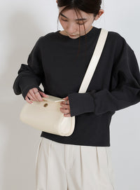 ベルトショルダー横長バッグ