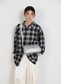 ベルトショルダー横長バッグ