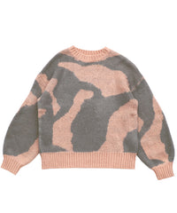 ニュアンス柄シャギーニット
