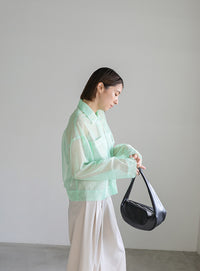 メッシュラメショートシャツ【SALE】