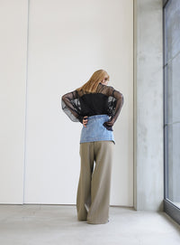 メッシュラメショートシャツ【SALE】