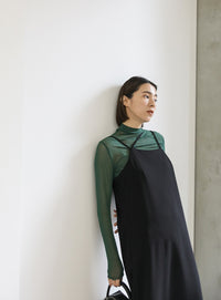 アシメストラップキャミワンピース