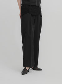 メッシュセパレートパンプス