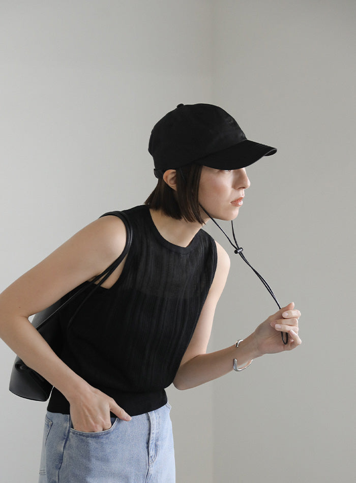 ストラップ付きナイロンキャップ – SELECT MOCA