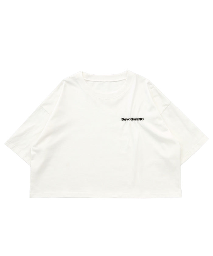 タック刺繍ロゴTシャツ【SALE】