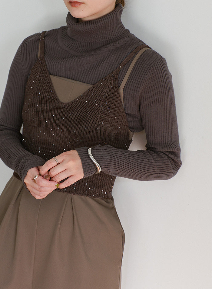 スパンコールMIXニットビスチェ【SALE】 – SELECT MOCA