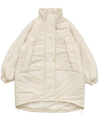 ビッグシルエット中綿ダウンコート