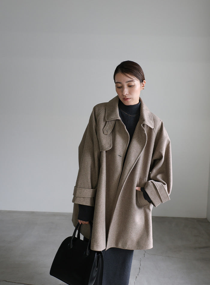 極美品　VIVIENNE TAM　アンゴラ　ミドルコート　スタンドネック 2WAYスタンドネックミドルコート – SELECT MOCA