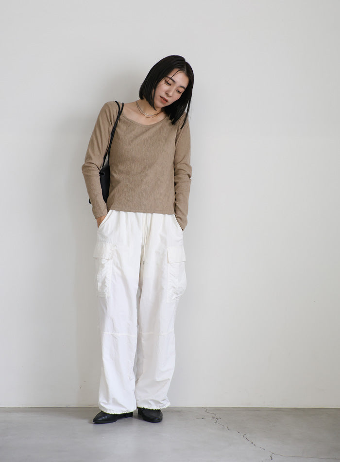 バレエネックロングスリーブカットソー【SALE】 – SELECT MOCA