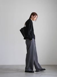 ボタンアップポロカーディガン