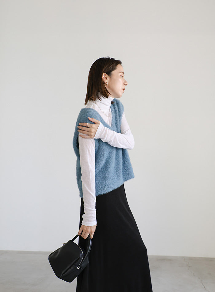 シャギーVネックベスト【SALE】 – SELECT MOCA