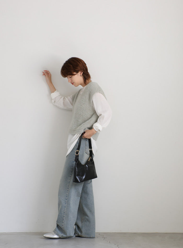 シャギーVネックベスト【SALE】 – SELECT MOCA