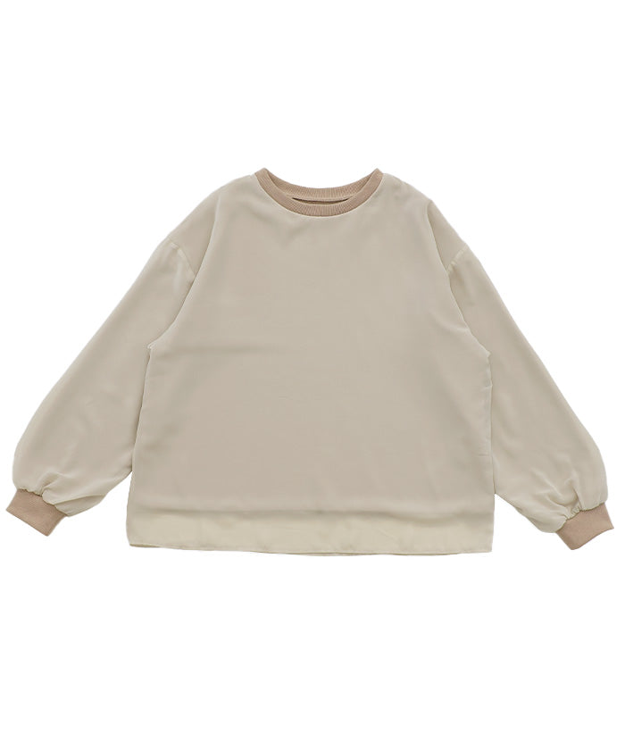 シフォンレイヤードスウェット – SELECT MOCA