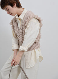 Glam Lipsグラムリップス ケーブルニット ベスト かずっち 様 専用