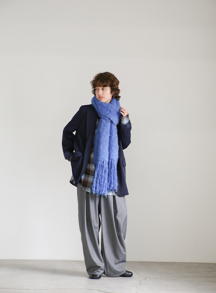 モヘアタッチボリュームフリンジマフラー – SELECT MOCA