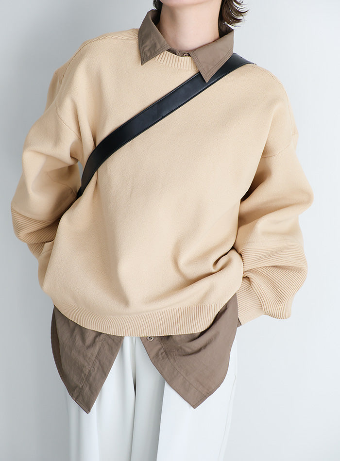 編み地切替デザインニット – SELECT MOCA