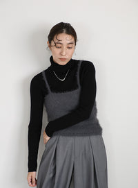 シャギーニットキャミビスチェ【SALE】