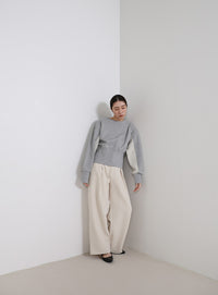 バックジップオープントップス