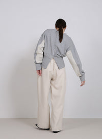 バックジップオープントップス