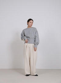 バックジップオープントップス