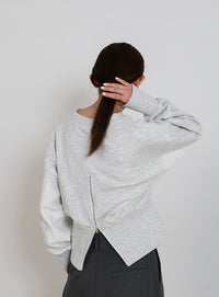 バックジップオープントップス