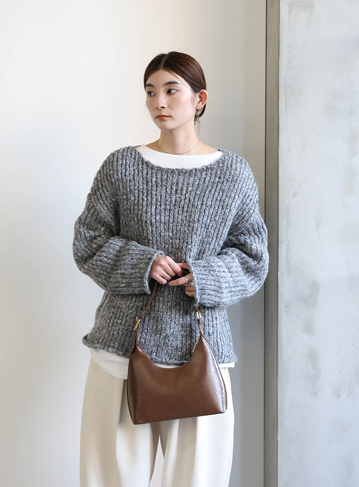 アルパカタッチミックスカラーニット – SELECT MOCA