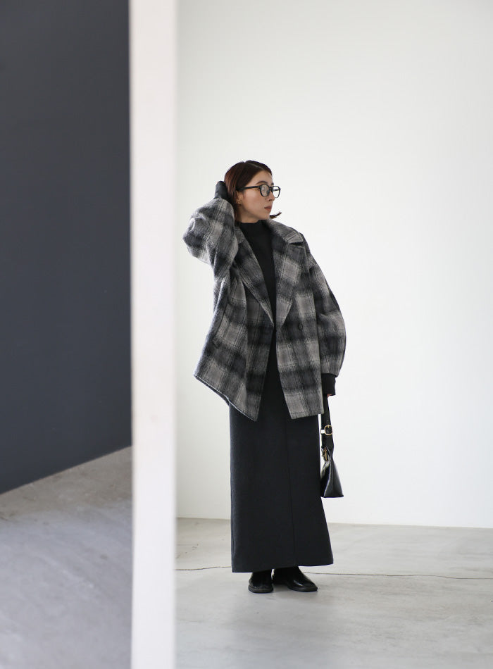 コクーンスリーブミドルチェスターコート – SELECT MOCA