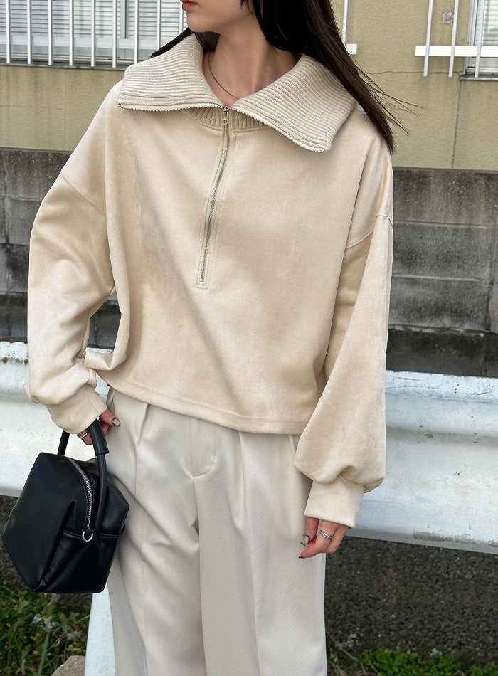 cmmawear ハーフジップ