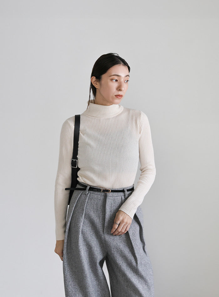 mokaさま 専用ページ フェイクウールダブルタックパンツ – SELECT MOCA