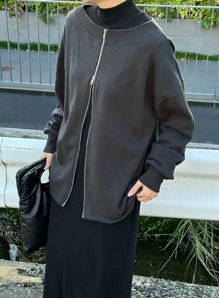 オフショルダーダブルジップトップス – SELECT MOCA