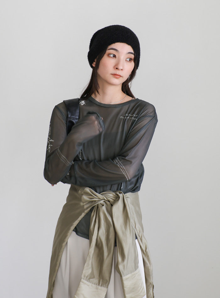 アートシアークルーネックトップス – SELECT MOCA