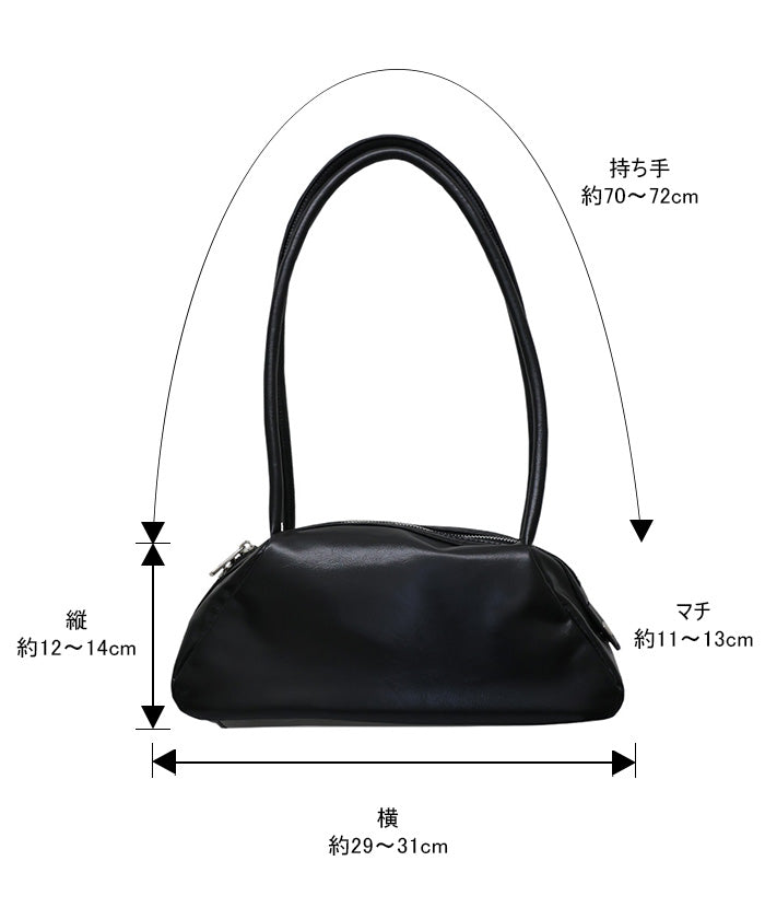 本革/380g》ロングハンドルボストンバッグ（ボストンバッグ