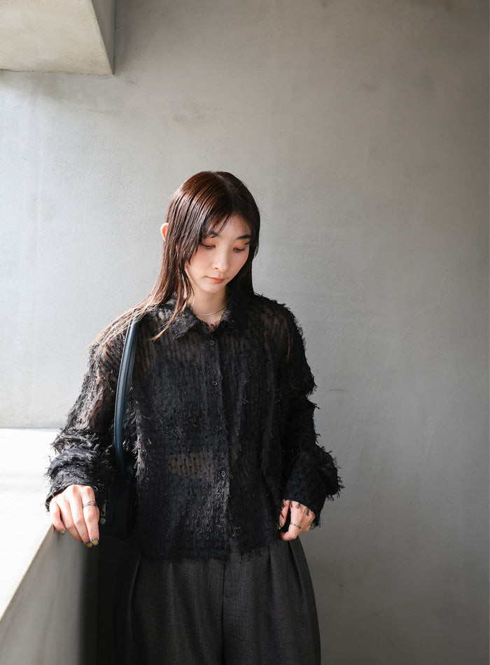 シアーフリンジショートシャツ – SELECT MOCA