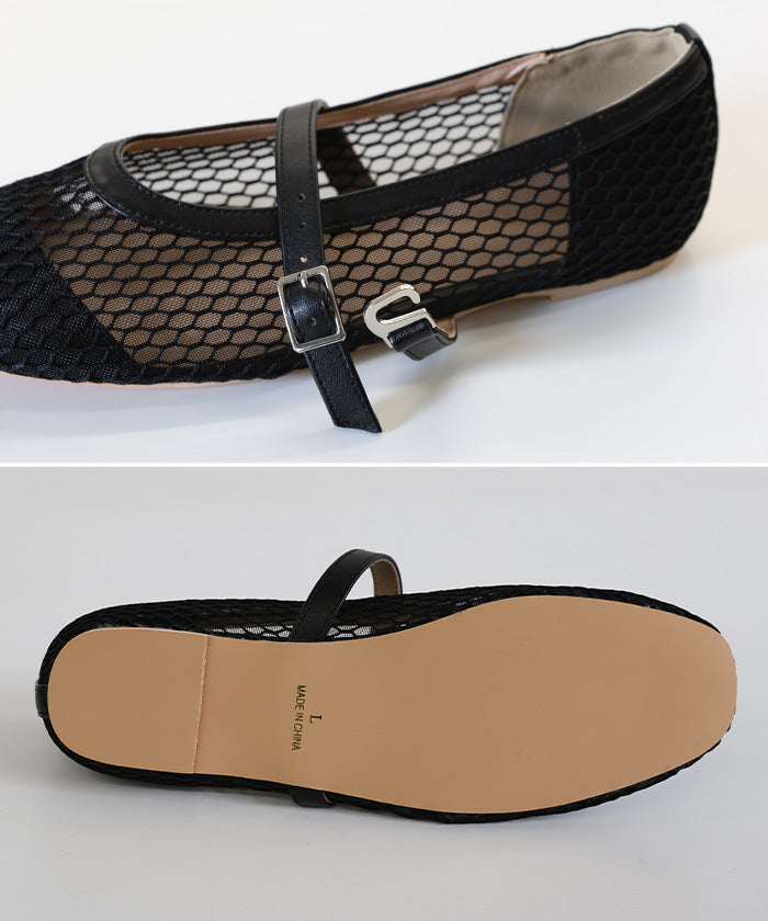 メッシュフラットパンプス – SELECT MOCA