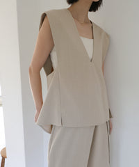 【Et】Back Flare Vest