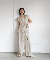【Et】Back Flare Vest