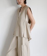 【Et】Back Flare Vest