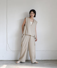 【Et】Back Flare Vest