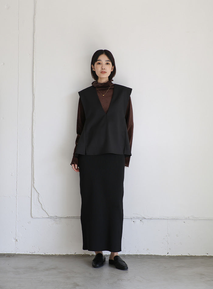 Et】Back Flare Vest – SELECT MOCA