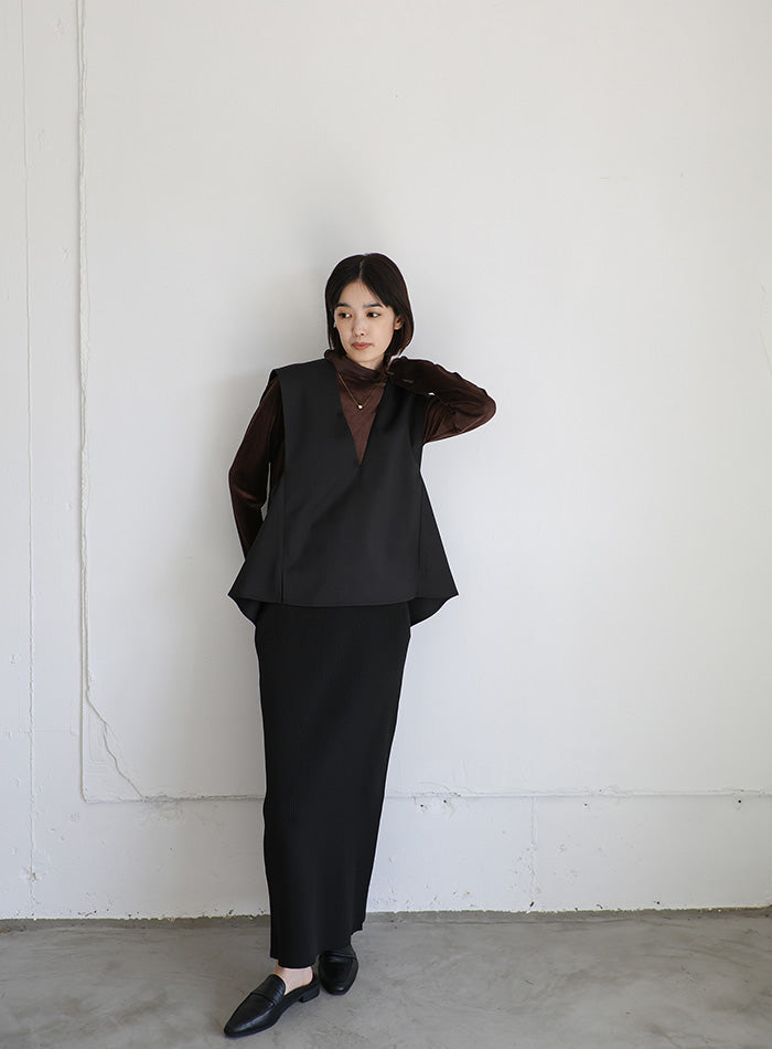 Et】Back Flare Vest – SELECT MOCA