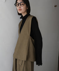 【Et】Back Flare Vest
