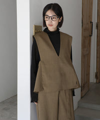 【Et】Back Flare Vest