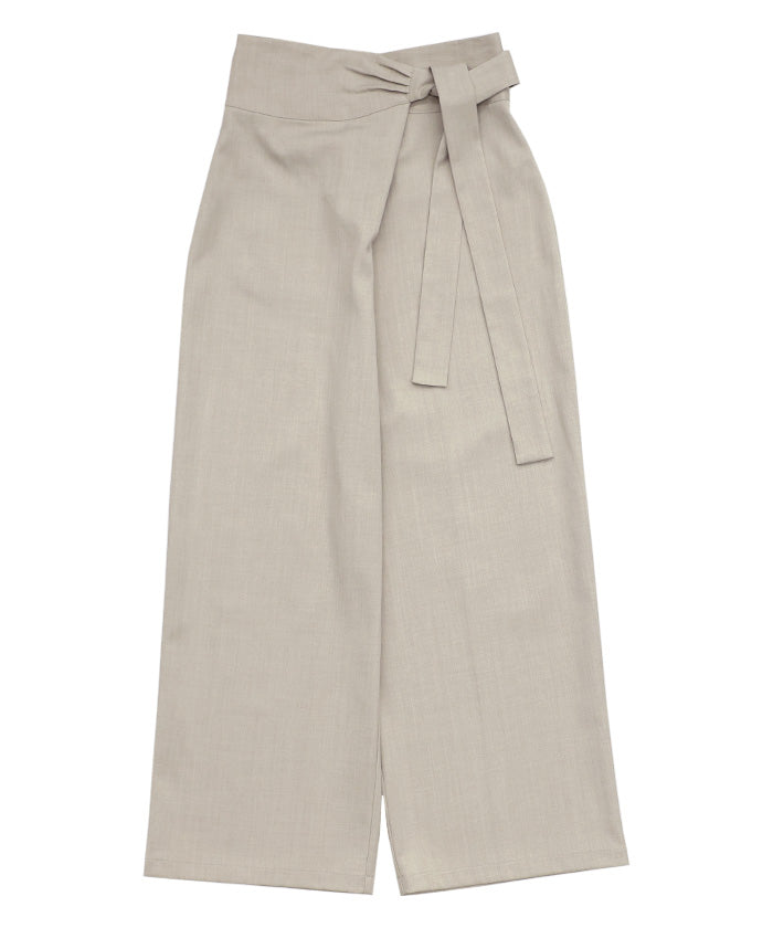 Et】Wrap Belt Wide Pants – SELECT MOCA